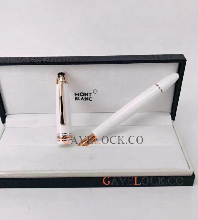 Quickest Shipping Mont Blanc Meisterstuck Solitaire Legrand Rollerball Rose Gold Clip